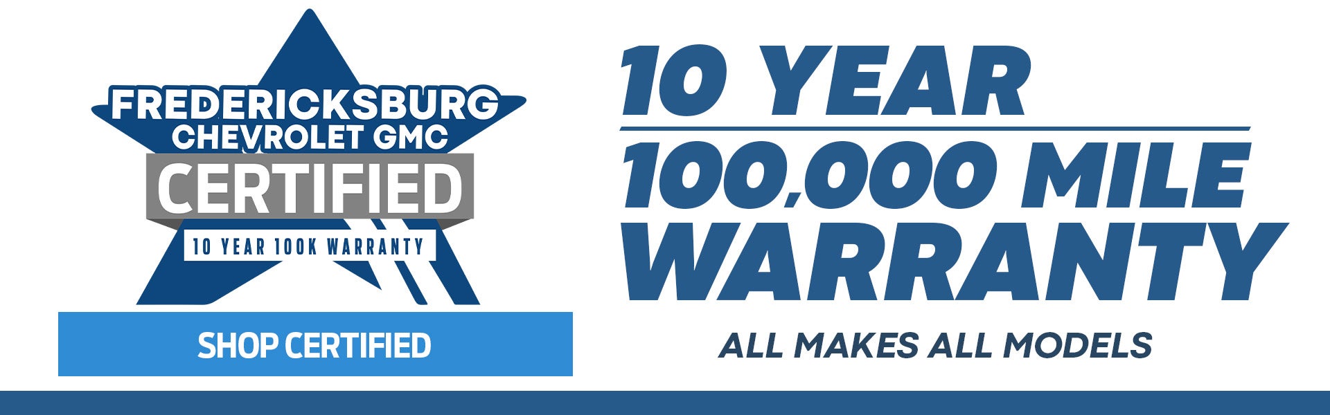 10 year 100k mile warranty certified